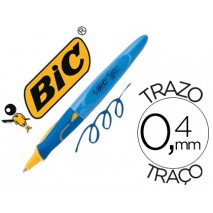BOLIGRAFO BIC KIDS BP TWIST NIÑO TINTA ACEITE COLOR AZUL PUNTA DE 1 MM COLOR CUERPO AZUL