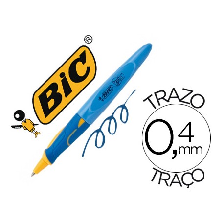 BOLIGRAFO BIC KIDS BP TWIST NIÑO TINTA ACEITE COLOR AZUL PUNTA DE 1 MM COLOR CUERPO AZUL