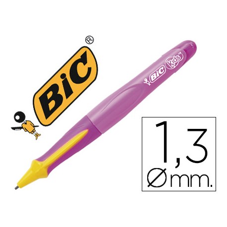 PORTAMINAS BIC KIDS BP TWIST NIÑA 1,3 MM COLOR ROSA