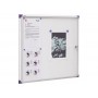 VITRINA DE ANUNCIOS NOBO MURAL MAGNETICA DE EXTERIOR DIN A4 CON PUERTA Y MARCO CON CERRADURA DE ALUM