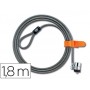 CABLE DE SEGURIDAD PARA PORTATIL KENSINGTON MICROSAVER LONGITUD 1.8 MT