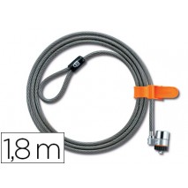 CABLE DE SEGURIDAD PARA PORTATIL KENSINGTON MICROSAVER LONGITUD 1.8 MT