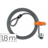 CABLE DE SEGURIDAD PARA PORTATIL KENSINGTON MICROSAVER LONGITUD 1.8 MT