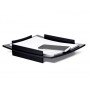 BANDEJA SOBREMESA CEP GAMA DIAMOND PLASTICO NEGRA 336X275X60 MM