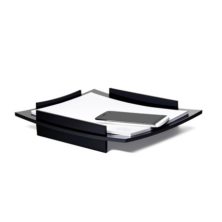BANDEJA SOBREMESA CEP GAMA DIAMOND PLASTICO NEGRA 336X275X60 MM