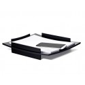 BANDEJA SOBREMESA CEP GAMA DIAMOND PLASTICO NEGRA 336X275X60 MM