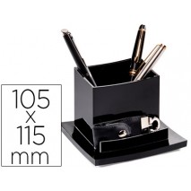 CUBILETE PORTALAPICES CEP GAMA DIAMOND NEGRO 115X105X83 MM