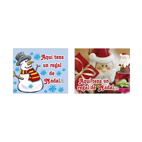 SOBRE BILLETERO ARGUVAL NAVIDAD BA CATALAN