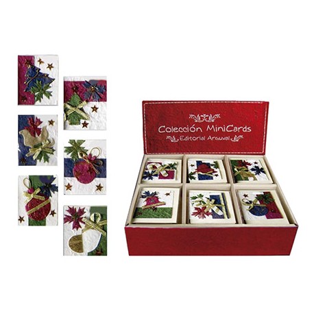 FELICITACION DE NAVIDAD MINI CARD NATURA NAVIDAD MODELO R