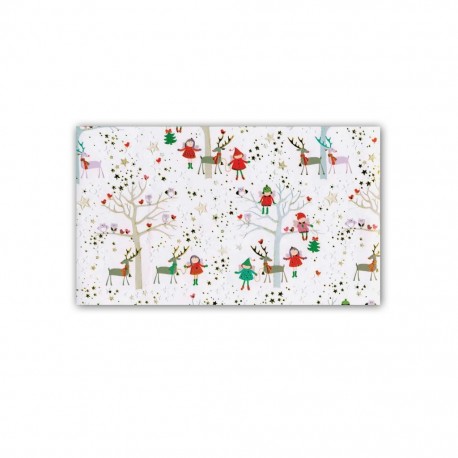 PAPEL REGALO ARGUVAL NAVIDAD TURNOWSKY 10 50X70 CM