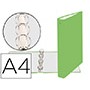 CARPETA DE 4 ANILLAS 30MM REDONDAS EXACOMPTA DIN A4 CARTON FORRADO VERDE ANIS