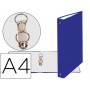 CARPETA DE 2 ANILLAS 30MM REDONDAS EXACOMPTA DIN A4 CARTON FORRADO AZUL