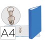 CARPETA DE 2 ANILLAS 30MM REDONDAS EXACOMPTA DIN A4 CARTON FORRADO AZUL CLARO