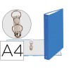 CARPETA DE 2 ANILLAS 30MM REDONDAS EXACOMPTA DIN A4 CARTON FORRADO AZUL CLARO