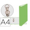 CARPETA DE 2 ANILLAS 30MM REDONDAS EXACOMPTA DIN A4 CARTON FORRADO VERDE ANIS
