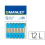 LAPICES CERA MANLEY UNICOLOR AZUL COBALTO N§ 20 CAJA DE 12