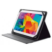 FUNDA TRUST PRIMO FOLIO UNIVERSAL PARA TABLETS 10" CON SOPORTE Y CIERRE ELASTICO COLOR NEGRO