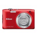 CAMARA DIGITAL NIKON COOLPIX S2900 ROJA 20,1 MPX ZOOM OPTICO 5X GRABA VIDEO HD 720P BATERIA LITIO CO