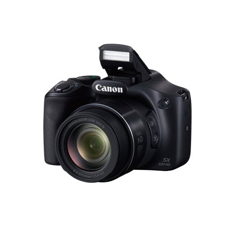 CAMARA DIGITAL COMPACTA CANON POWERSHOT SX530 HS NEGRA 16 MPX ZOOM OPTICO 50X ZOOM DIGITAL 4X GRABA