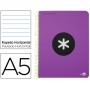 BLOC ESPIRAL LIDERPAPEL A5 MICRO ANTARTIK TAPA POLIPROPI LENO 120 H 100G HORIZONTAL 5 BANDAS 6 TALAD