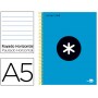 BLOC ESPIRAL LIDERPAPEL A5 MICRO ANTARTIK TAPA FORRADA 120 H 100G HORIZONTAL 5 BANDAS 6 TALADROS COL