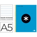 BLOC ESPIRAL LIDERPAPEL A5 MICRO ANTARTIK TAPA FORRADA 120 H 100G HORIZONTAL 5 BANDAS 6 TALADROS COL