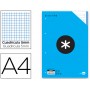 RECAMBIO LIDERPAPEL A4 100 HOJAS 100G/M2 CUADRO 5 MM 4 TALADROS BANDAS DE 5 COLORES ANTARTIK