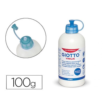 PEGAMENTO GIOTTO VINILIK COLA BLANCA 100 GR UNIDAD
