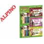 BARRA MAQUILLAJE ALPINO FIESTA EXPOSITOR DE 18 SETS SURTIDOS