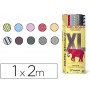 PAPEL FANTASIA SADIPAL VERJURADO XL ROLLO 1X2 MT EXPOSITOR DE 50 UNIDADES SURTIDAS