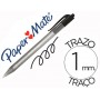 BOLIGRAFO PAPER MATE INKJOY 100 RETRACTIL PUNTA MEDIA NEGRO