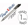 BOLIGRAFO PAPER MATE INKJOY 100 RETRACTIL PUNTA MEDIA NEGRO