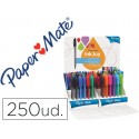 BOLIGRAFO PAPER MATE INKJOY 100 PUNTA MEDIA EXPOSITOR DE 250 UNIDADES