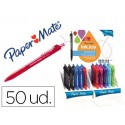 BOLIGRAFO PAPER MATE INKJOY 300 RETRACTIL PUNTA MEDIA TRAZO 1 MM EXPOSITOR DE 50 UNIDADES