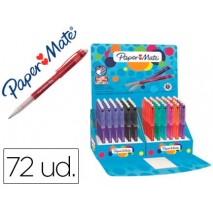 BOLIGRAFO REPLAY PREMIUM CON GOMA DE BORRAR EXPOSITOR DE 72 UNIDADES