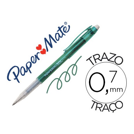 BOLIGRAFO REPLAY PREMIUM VERDE CON GOMA DE BORRAR