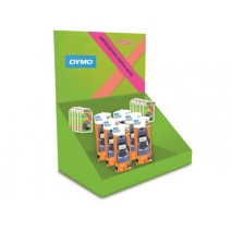 ROTULADORA DYMO LETRATAG LT-100 H EXPOSITOR DE 6 UNIDADES + 10 CINTAS LETRATAG