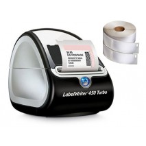 IMPRESORA DE ETIQUETAS DYMO LABELWRITER LW450T + 2 ROLLOS ETIQUETAS