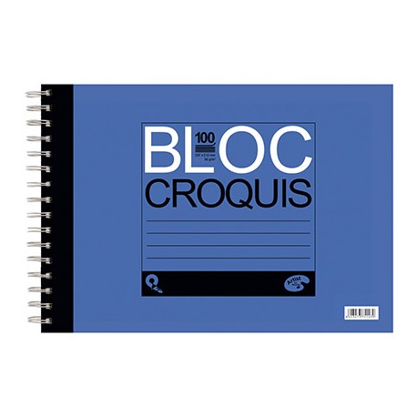 BLOC DIBUJO ARTIST PARA ESBOZO ESPIRAL A4 100 HOJAS 90G SIN RECUADRO