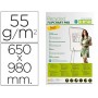 BLOC CONGRESO BI-OFFICE PAPEL RECICLADO 55 GRS 650X980 MM