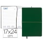 AGENDA ENCUADERNADA LIDERPAPEL NISIROS 17X24 CM 2016 DIA PAGINA COLOR VERDE BILLAR Y VERDE CLARO PAP