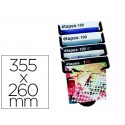 EXPOSITOR SOBREMESA PAPER-FLOW 4 COMPARTIMENTOS TAMA¾O DIN A4+ COLOR NEGRO 355X260X350 MM