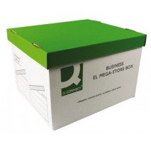 CAJON Q-CONNECT CARTON PARA 5 CAJAS ARCHIVO DEFINITIVO FOLIO MONTAJE AUTOMATICO MEDIDAS INTERIOR 295