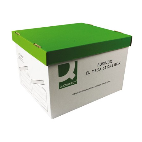 CAJON Q-CONNECT CARTON PARA 5 CAJAS ARCHIVO DEFINITIVO FOLIO MONTAJE AUTOMATICO MEDIDAS INTERIOR 295