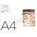 SUBCARPETA PLASTIFICADA GIO DIN A4 BLANCA CON CUBRE GRAPAS 275 G/M