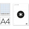 BLOC ENCOLADO LIDERPAPEL ANTARTIK CUADRO 5 MM A4 NATURAL 100 H 100 GR COLOR BLANCO