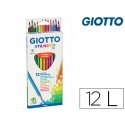 LAPICES DE COLORES GIOTTO STILNOVO TRI CAJA DE 12 COLORES