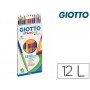 LAPICES DE COLORES GIOTTO STILNOVO BICOLOR CAJA DE 12 COLORES