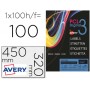 ETIQUETA ADHESIVA AVERY SRA3 PAPEL TELADO CREMA 320X450 MM PARA IMPRESORA DIGITAL PACK DE 100 UNIDAD