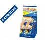 LAPICES DE COLORES STAEDTLER WOPEX ECOLOGICO EXPOSITOR DE 20 CAJAS DE 12 COLORES Y 20 CAJAS DE 24 CO